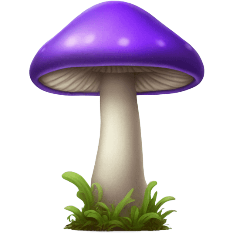 purple mushroom  emoji