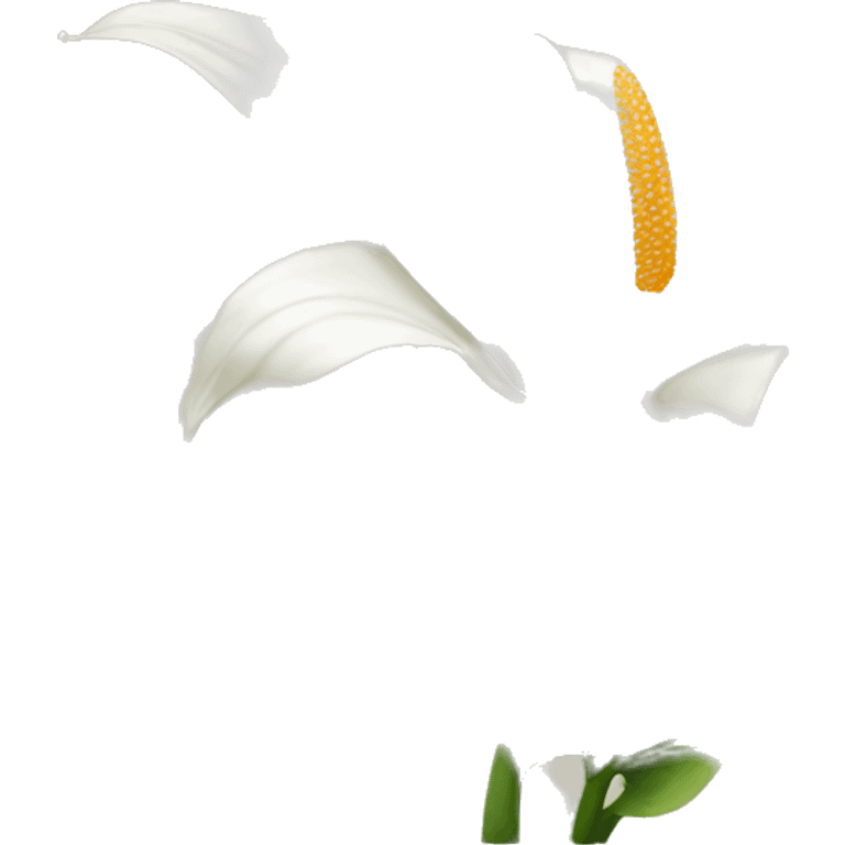 Peace lilies flower emoji