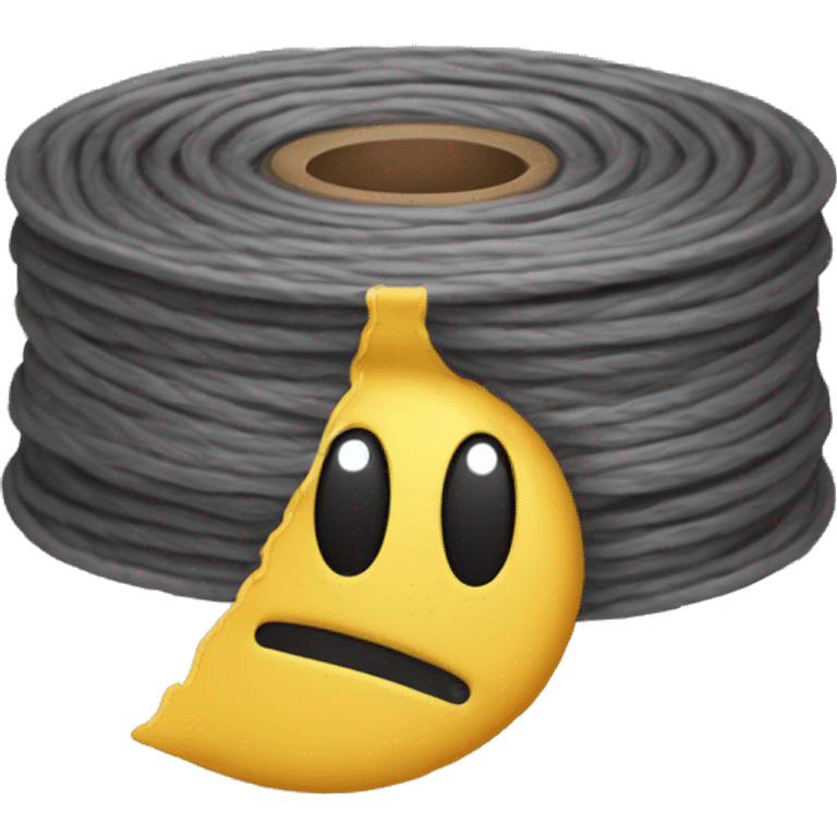 spool of thread which is crying - sad eyes and tears emoji