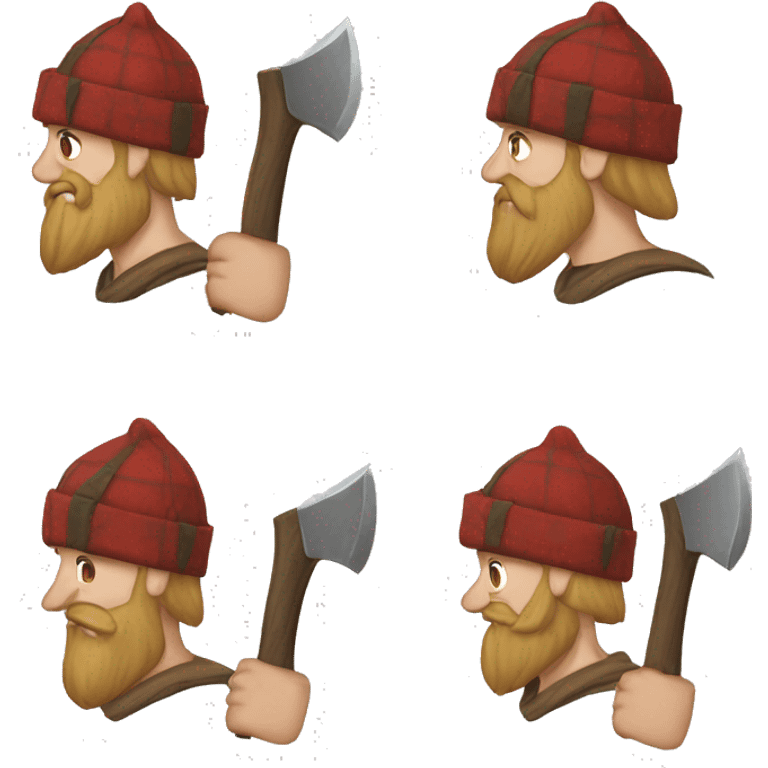 medieval lumber jack emoji