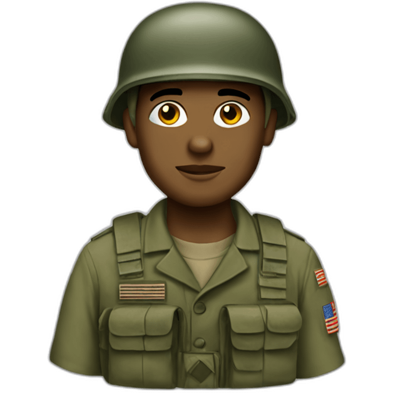 american soldier during vietnam war emoji