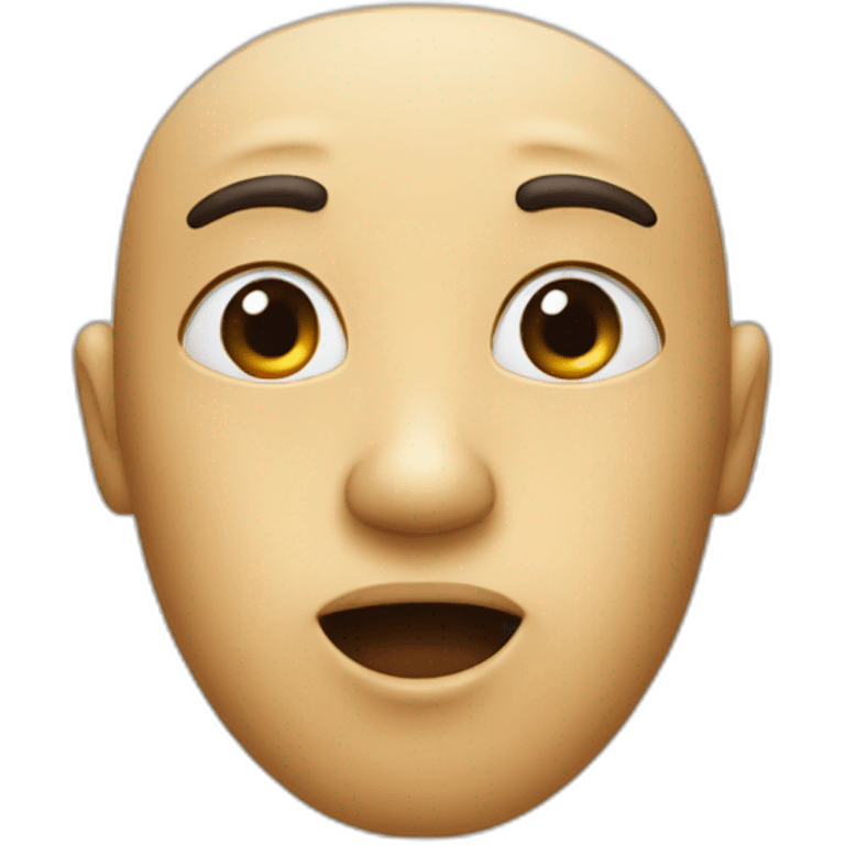 Timide expression du visage emoji