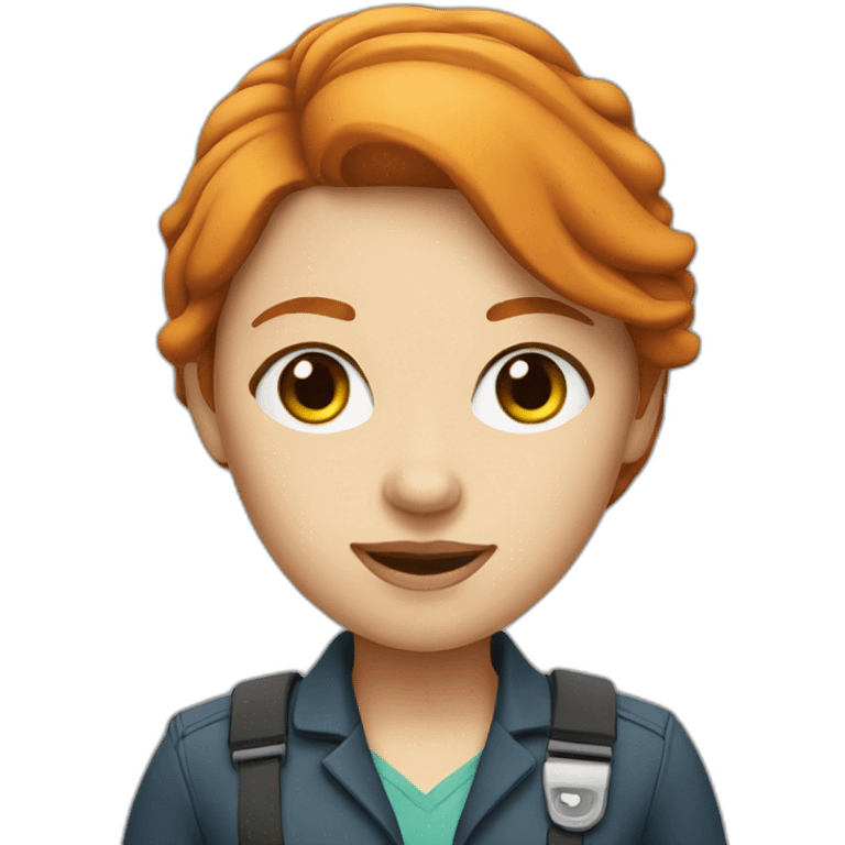 head of operations ginger girl  emoji