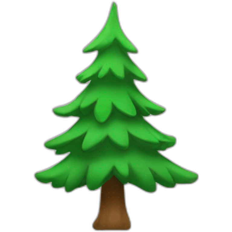 un sapin emoji