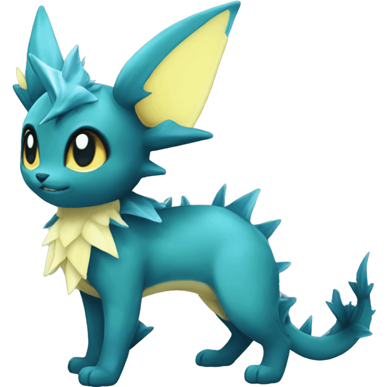 Vaporeon-Umbreon full body emoji