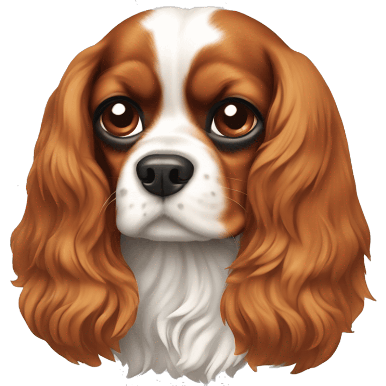 Cavalier King Charles Spaniel breed dog emoji