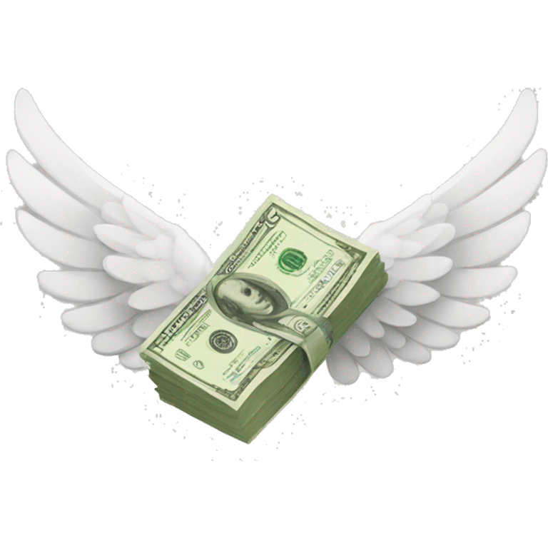 Money with wings emoji