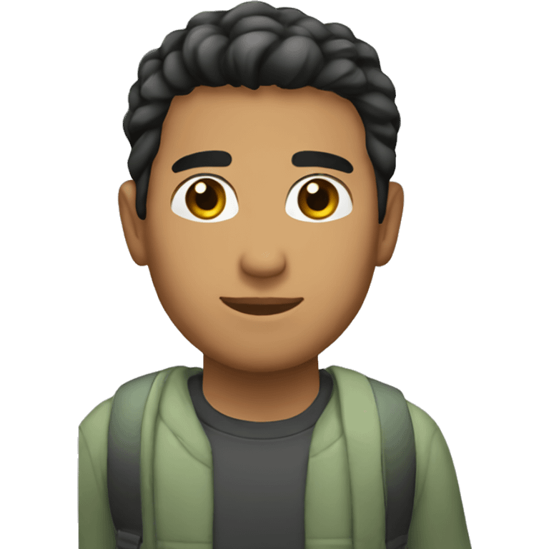 Hispanic and Italian 20 year old man  emoji