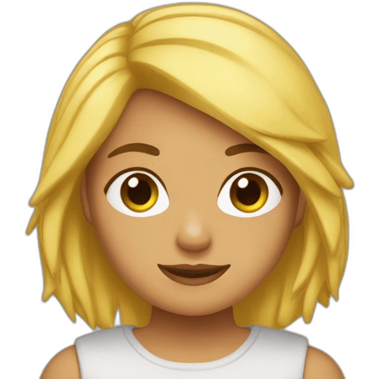 Chica rubia emoji