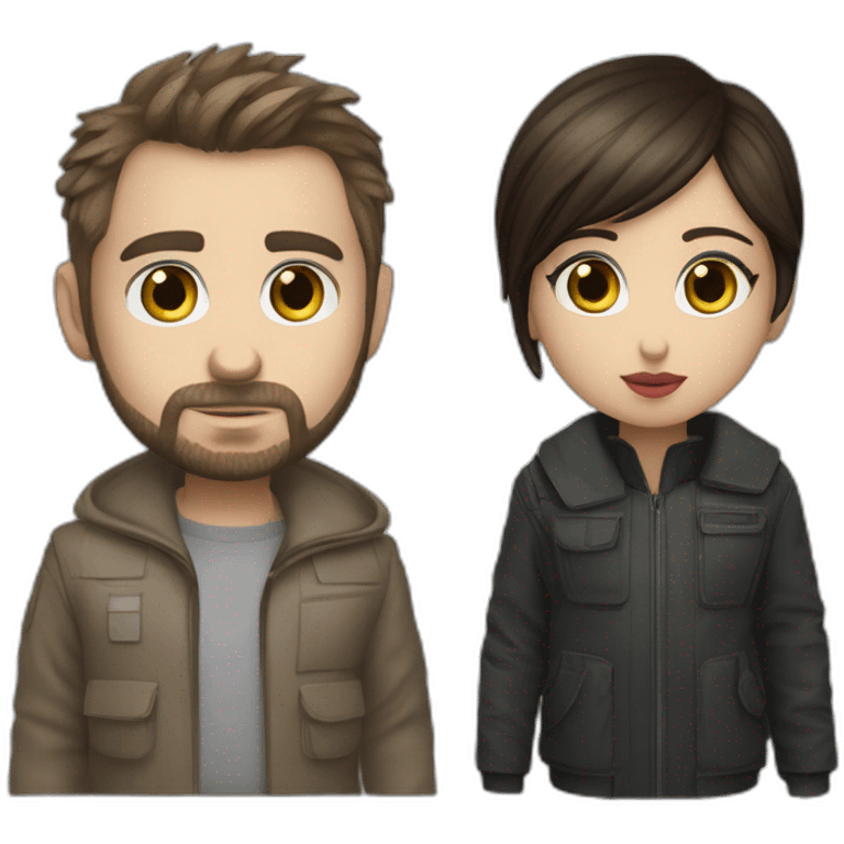 rayan gosling blade runner 2049 with ana de armas emoji