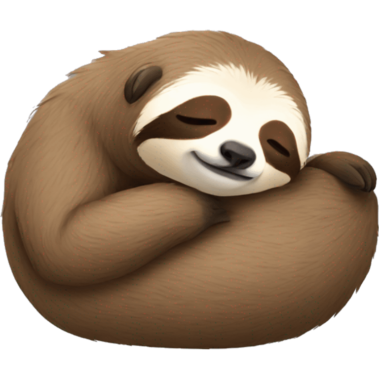 sleeping sloth emoji