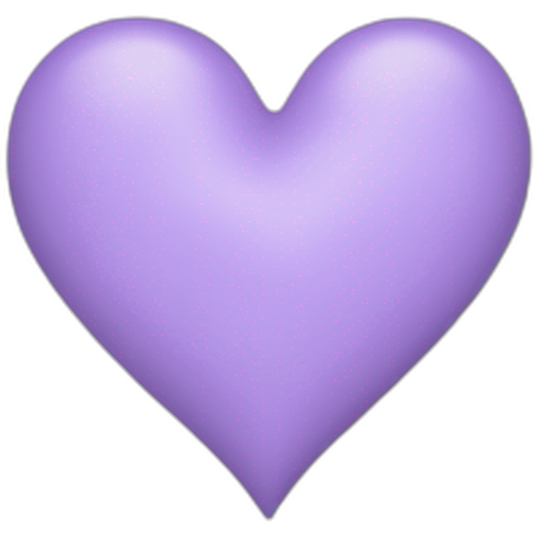 Lavender color-heart emoji