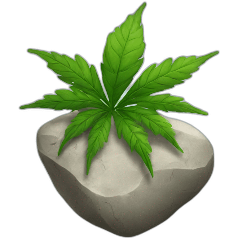 stone-high-weed emoji