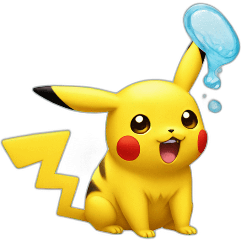 pikachu sick emoji