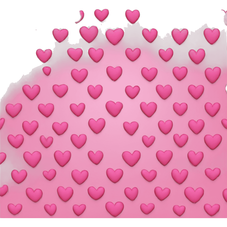 little pink hearts emoji