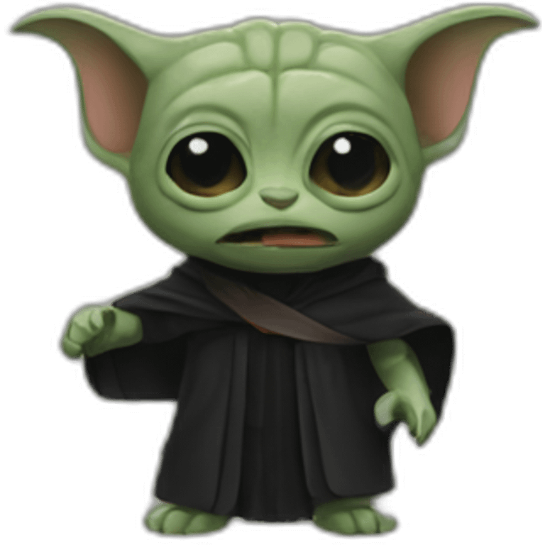 Grogu as a Sith emoji