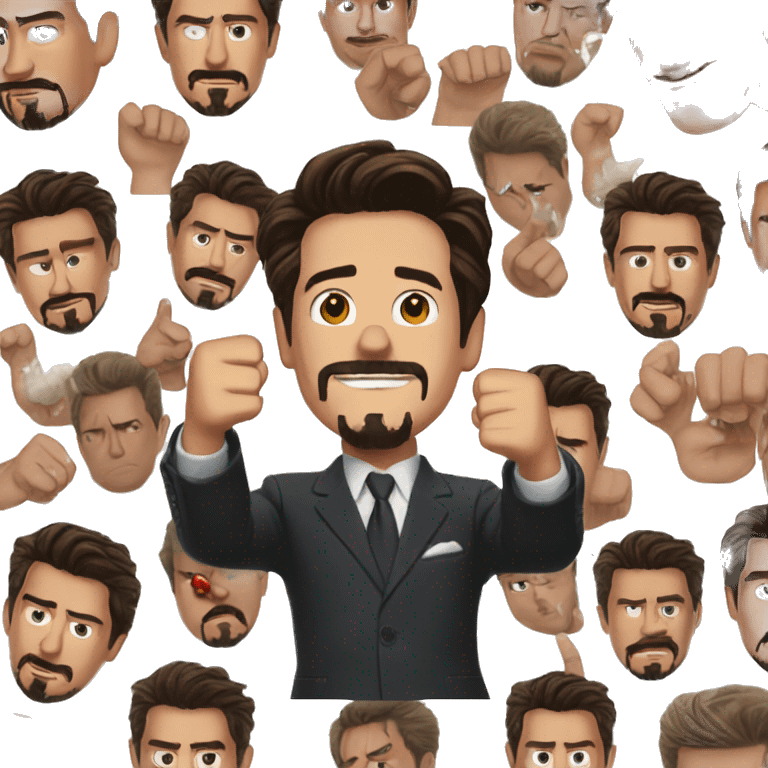 tony stark thumbs like emoji