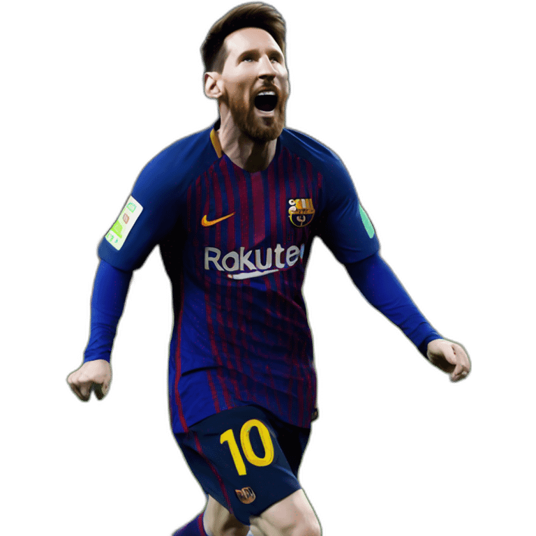 Messi célébration emoji