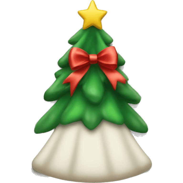 Christmas tree with bows emoji