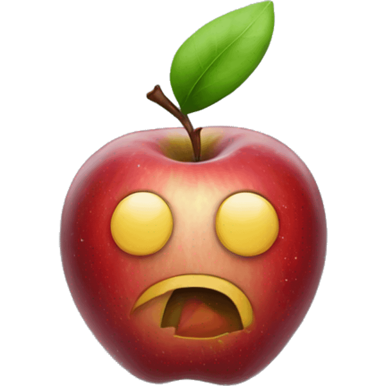 apple in the space  emoji