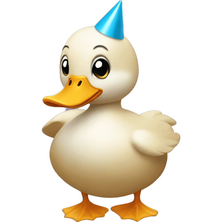 Birthday duck emoji