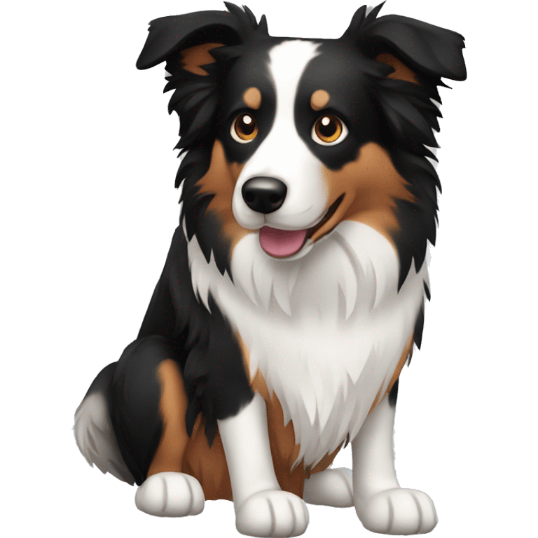 Border Collie Dog Breed Full Body emoji