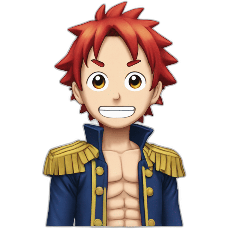 Macron regarde le gear 5 de Luffy emoji