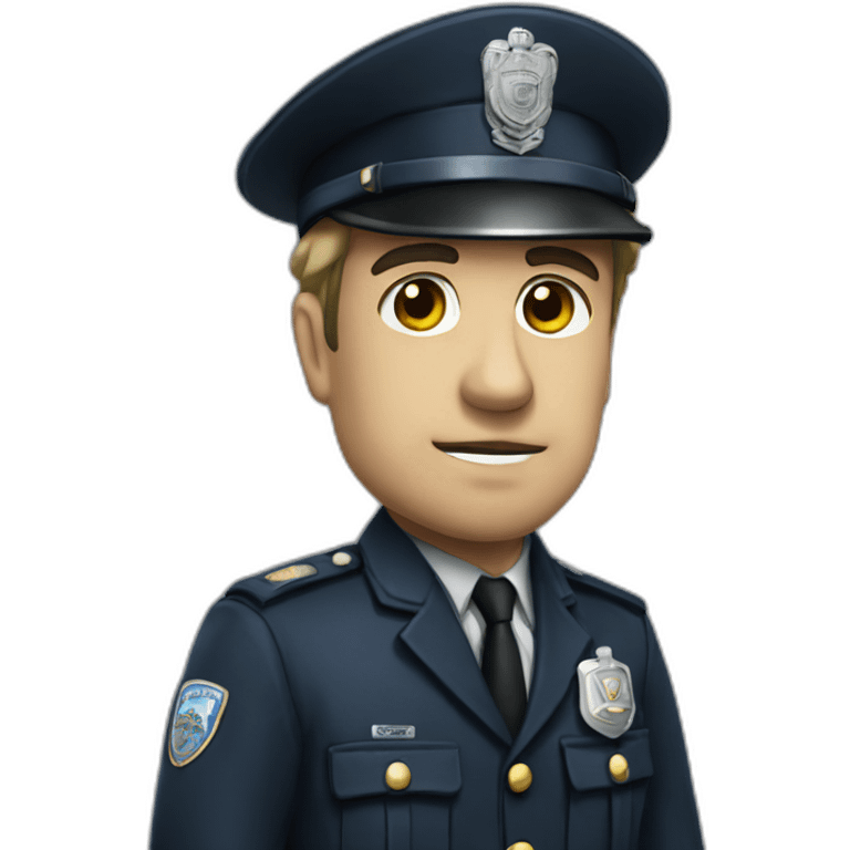 Strauss Polizist emoji