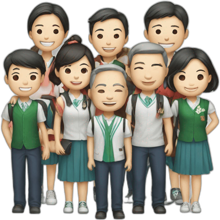 school reunion in Taiwan emoji