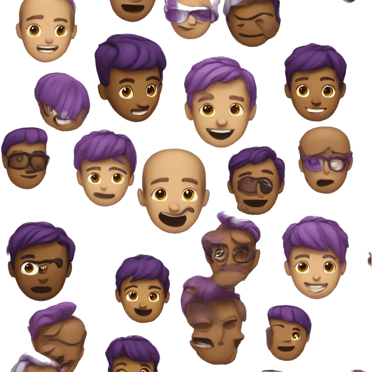 An emoji purpleColor  emoji