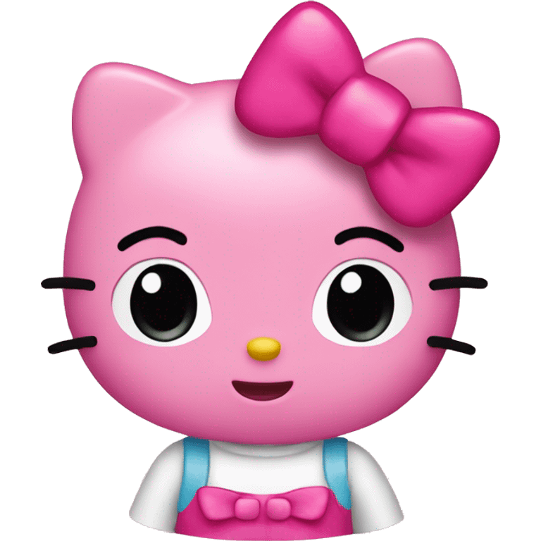 Pink hello kitty  emoji