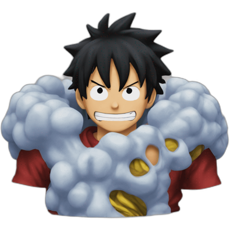 Luffy Gear five emoji