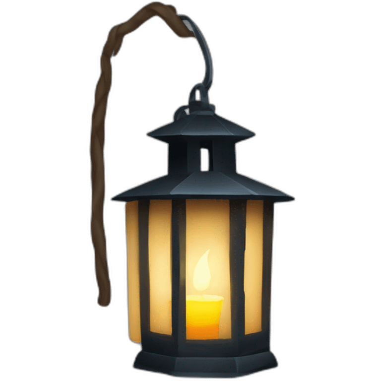 christianity Lantern Light A lantern illuminating a dark path emoji