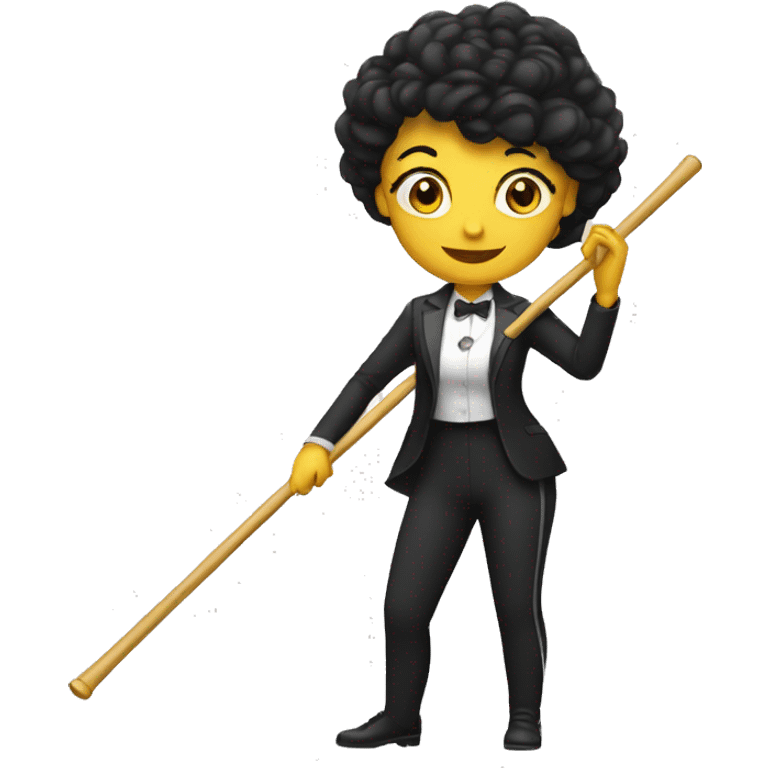 woman Musical conductor holding a baton emoji