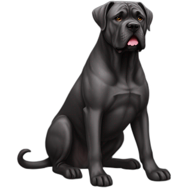 Dog Cane Corso full body emoji