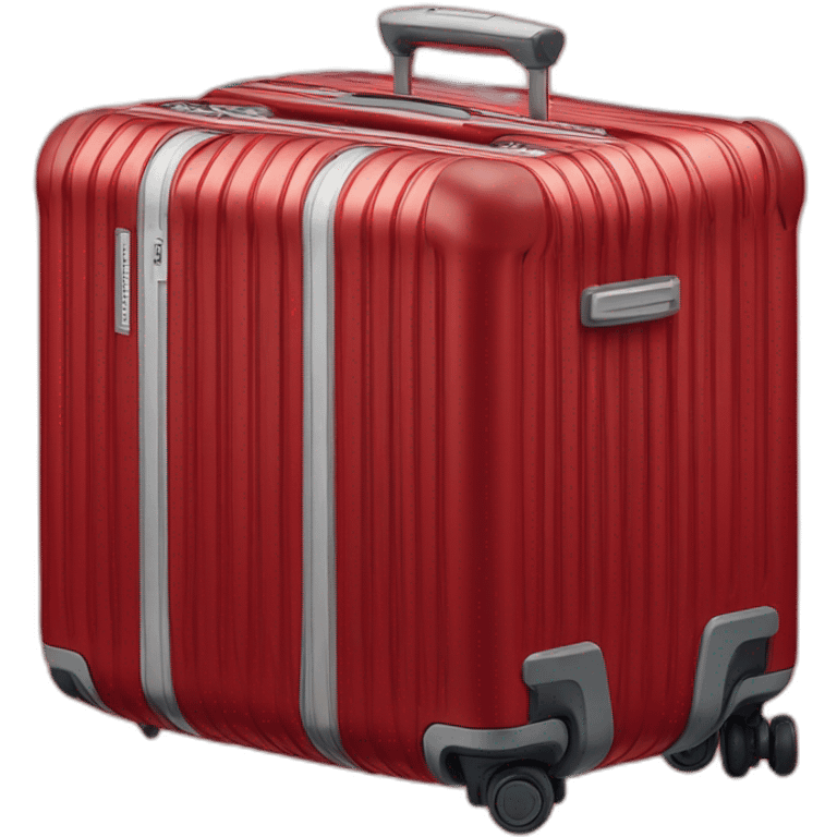 Rimowa red cabin emoji