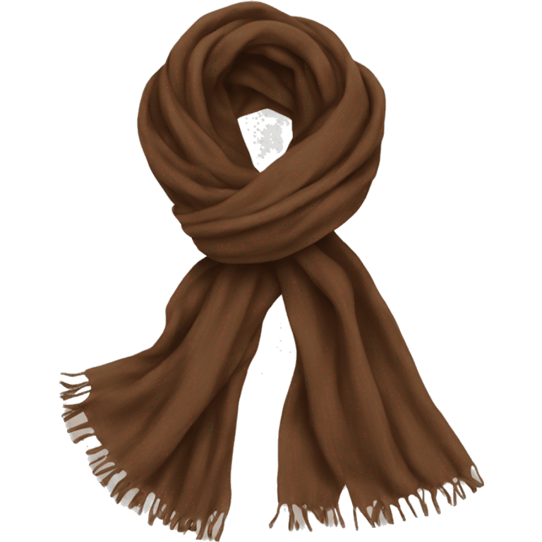 Scarf brown  emoji