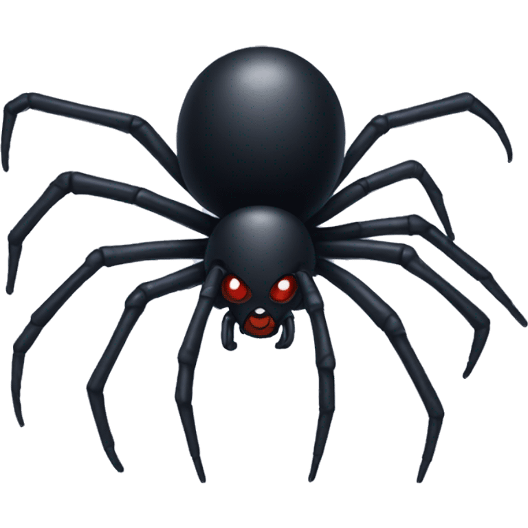 black widow spider emoji