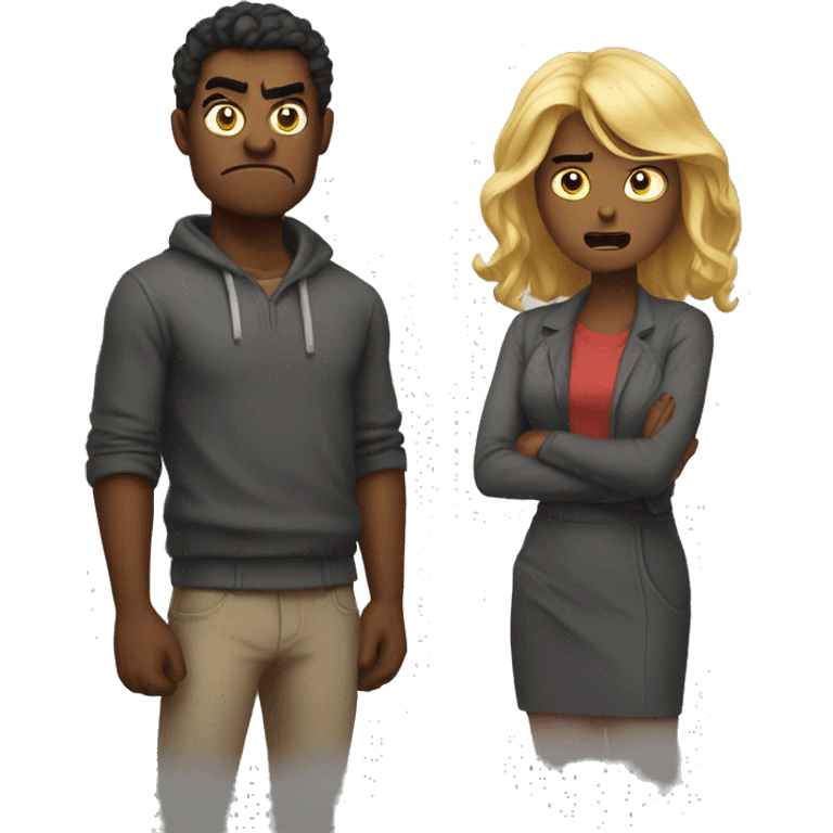 angry and lovers emoji