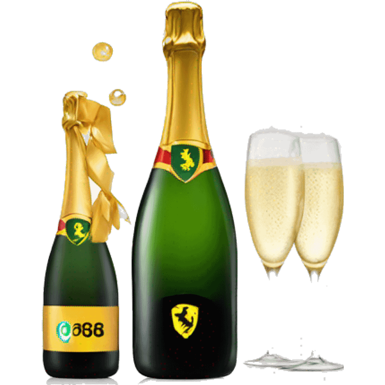 Ferrari champagne  emoji