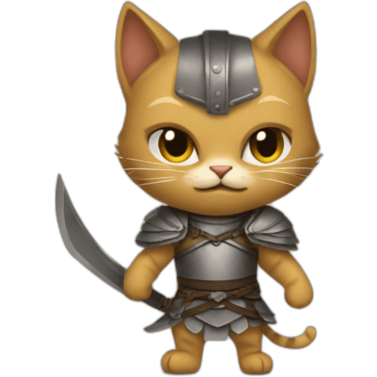 Cat warrior emoji