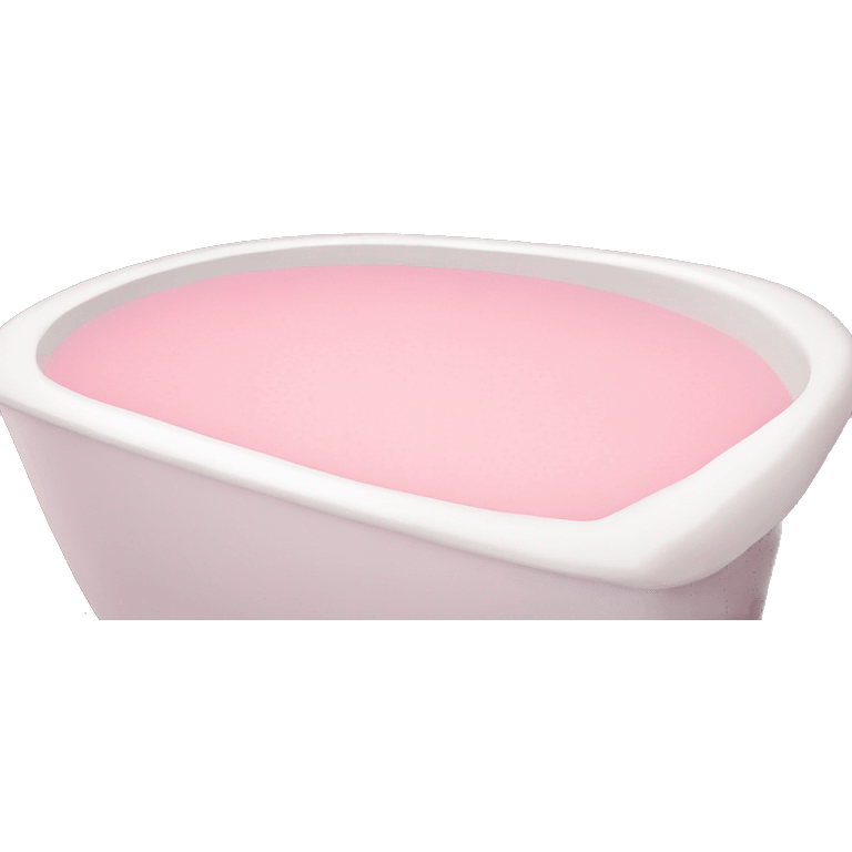 Light pink bath emoji