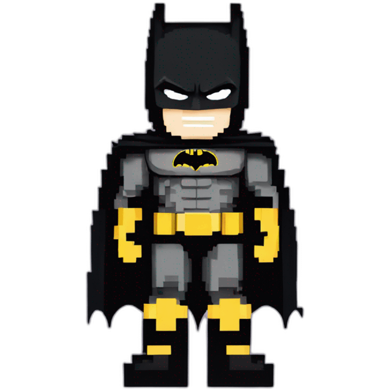 batman in pixel art with 6 arms emoji