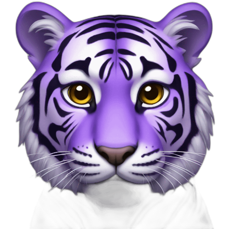 Purple tiger emoji