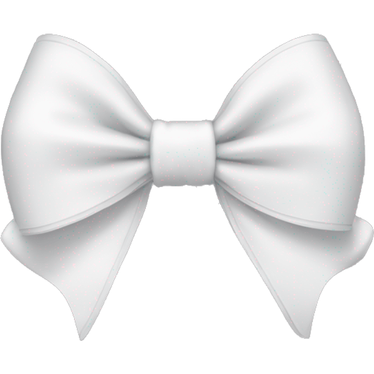 white coquette bow emoji