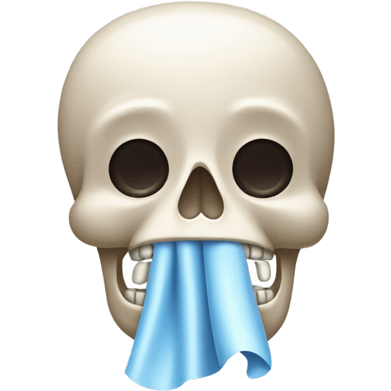 Tissue cleaning bone emoji