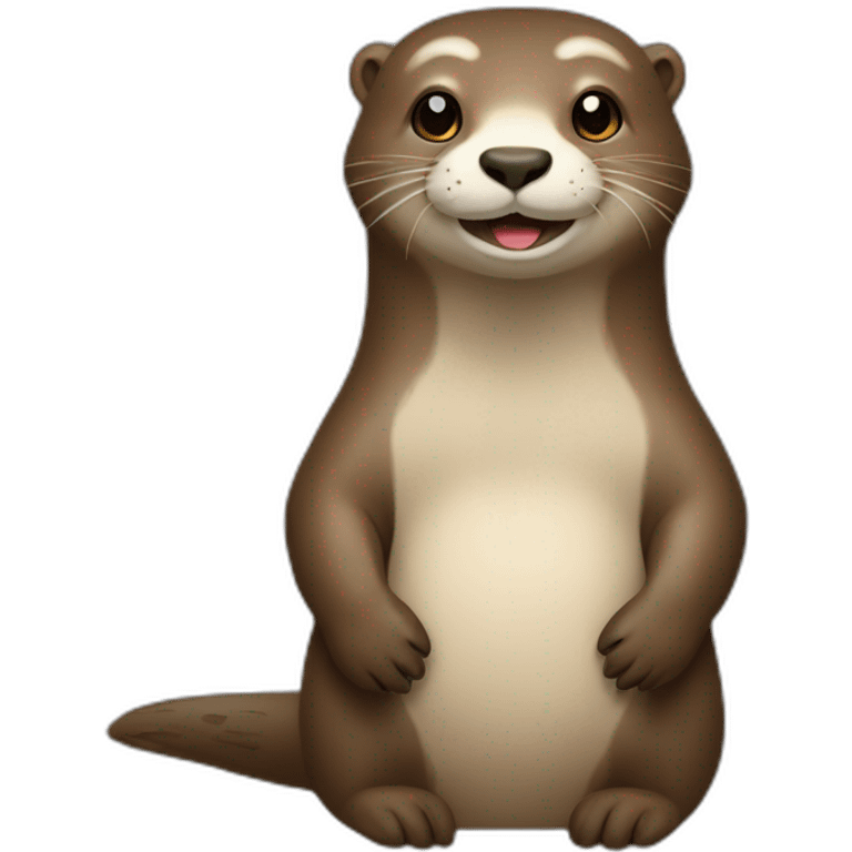 Une loutre sur un cheval emoji