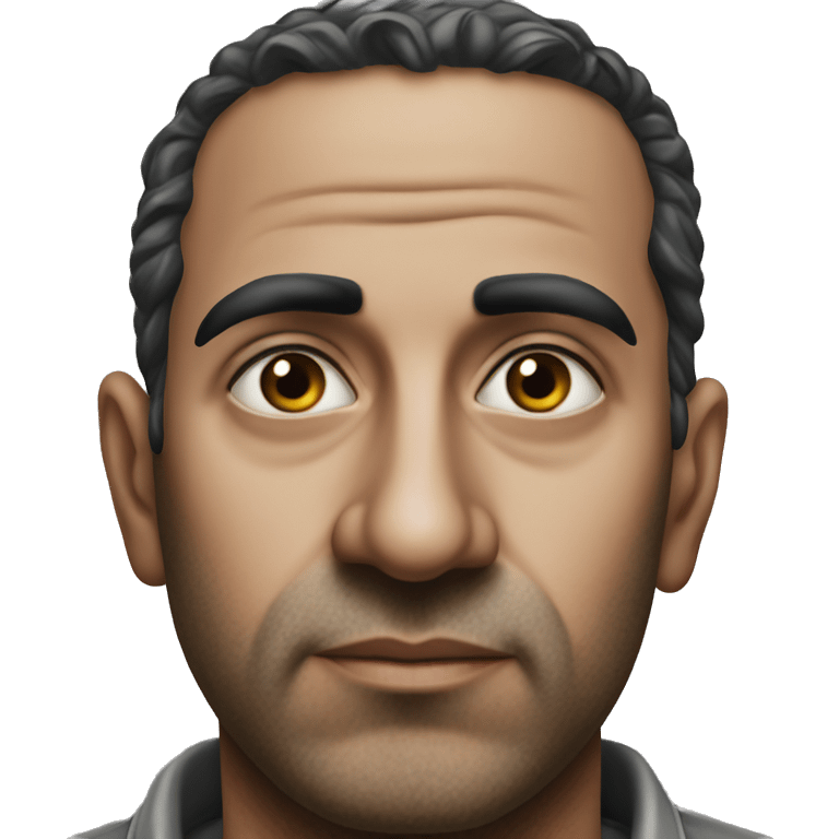 Palestinian man photorealistic serious emoji