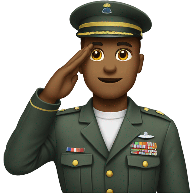 saluting soldier emoji