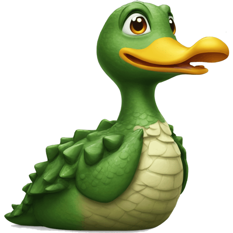 crocodile duck emoji